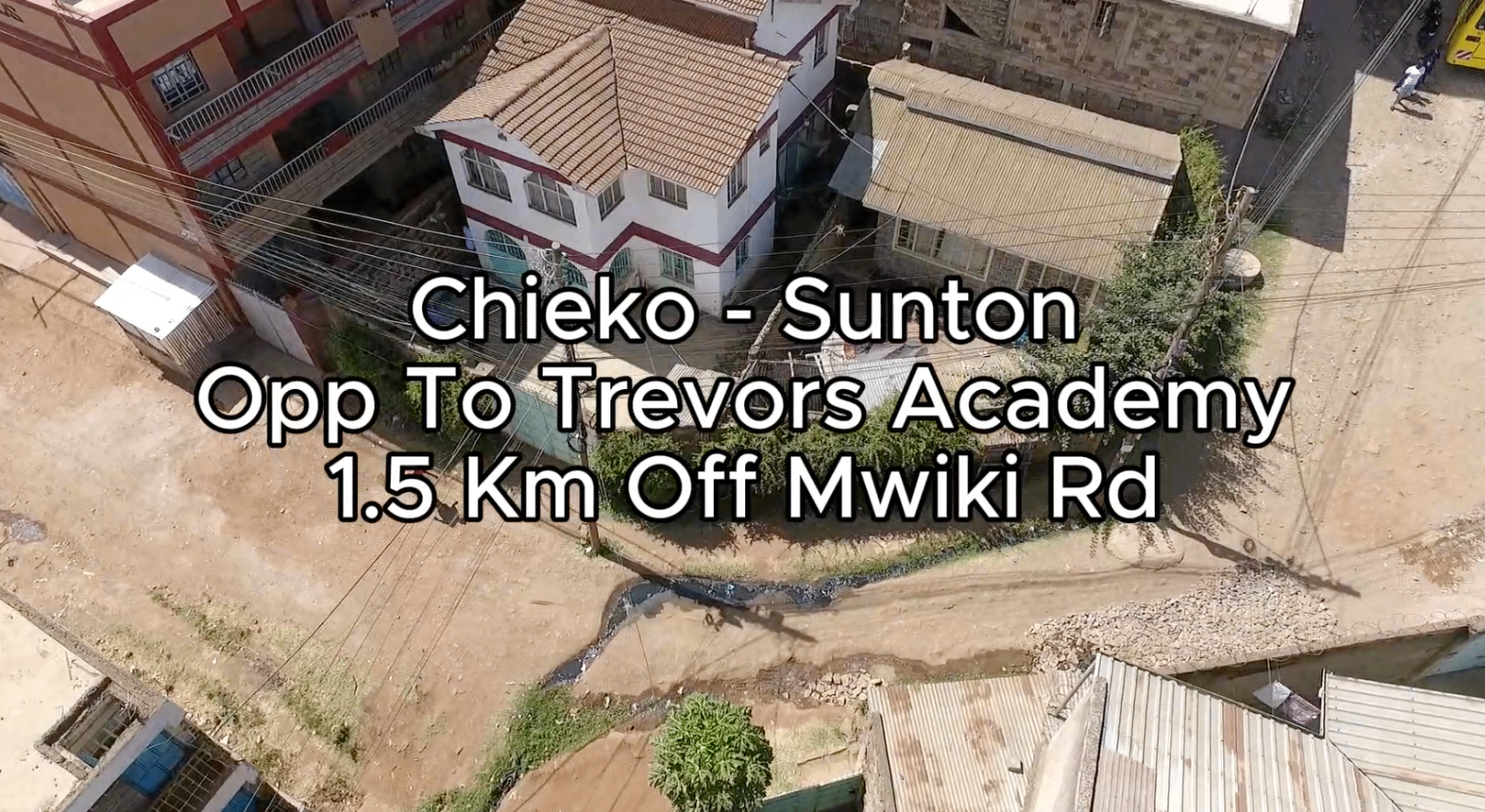 House for sale 50 by 100 in Mwiki Cieku 1.5km off Mwiki road Near Trevor Academy